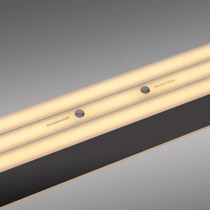 Schöner Wohnen 12577-18 - LED prigušiva luster na sajli ADRIANA ROUND 2xLED/24W/230V 2700/3000/3500/4000/5000K 160 cm crna