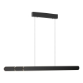 Schöner Wohnen 12577-18 - LED prigušiva luster na sajli ADRIANA ROUND 2xLED/24W/230V 2700/3000/3500/4000/5000K 160 cm crna