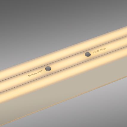 Schöner Wohnen 12577-39 - LED prigušiva luster na sajli ADRIANA ROUND 2xLED/24W/230V 2700/3000/3500/4000/5000K 160 cm siva