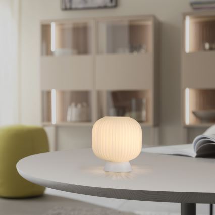 Schöner Wohnen 13573-16 - Stona lampa NAMI 1xE27/25W/230V bela