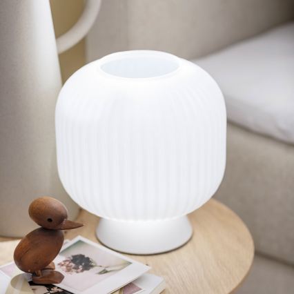 Schöner Wohnen 13573-16 - Stona lampa NAMI 1xE27/25W/230V bela