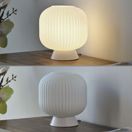 Schöner Wohnen 13573-16 - Stona lampa NAMI 1xE27/25W/230V bela