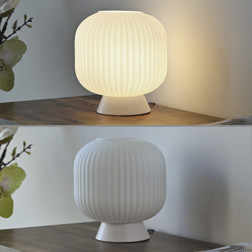Schöner Wohnen 13573-16 - Stona lampa NAMI 1xE27/25W/230V bela
