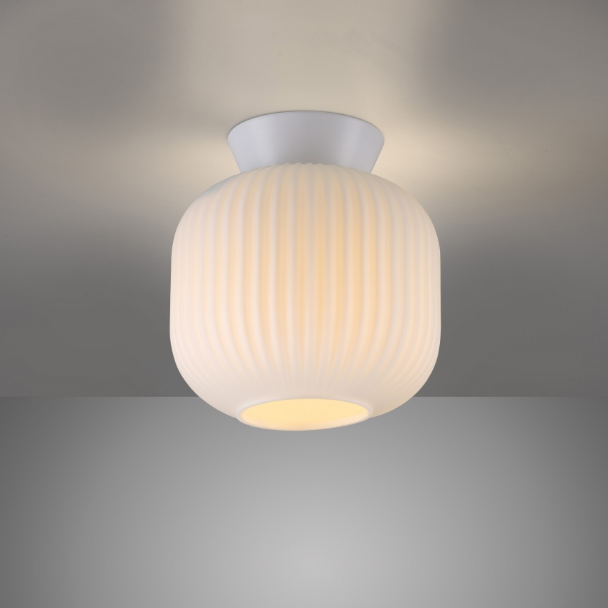Schöner Wohnen 13574-16 - Plafonsko svetlo NAMI 1xE27/25W/230V prečnik 20 cm, belo