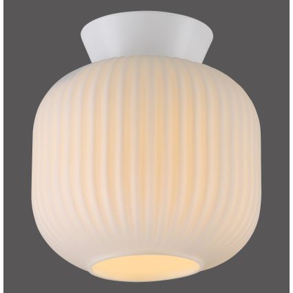 Schöner Wohnen 13574-16 - Plafonsko svetlo NAMI 1xE27/25W/230V prečnik 20 cm, belo