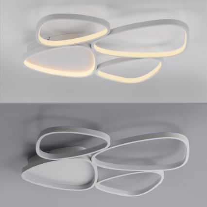 Schöner Wohnen 14038-16 - LED prigušiva stropna svetiljka PEBBLES LED/35,5W/230V bela