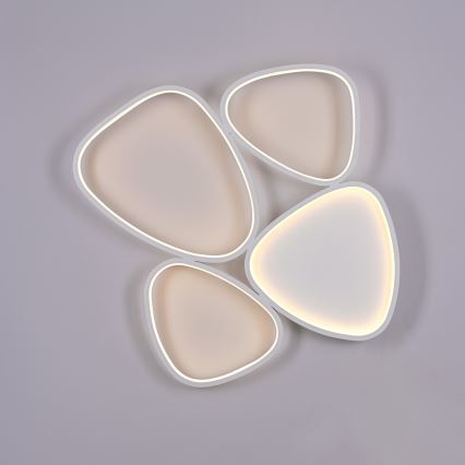Schöner Wohnen 14038-16 - LED prigušiva stropna svetiljka PEBBLES LED/35,5W/230V bela