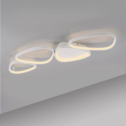 Schöner Wohnen 14039-16 - LED prigušiva plafonska svetiljka PEBBLES LED/35,5W/230V bela