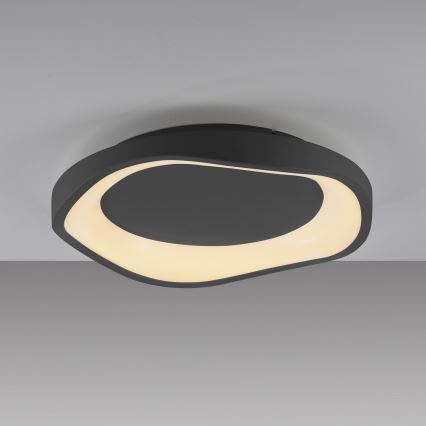 Schöner Wohnen 14233-18 - LED prigušiva plafonska svetiljka MONTA LED/21W/230V Ø 40 cm crna