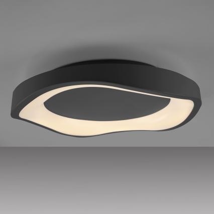 Schöner Wohnen 14233-18 - LED prigušiva plafonska svetiljka MONTA LED/21W/230V Ø 40 cm crna