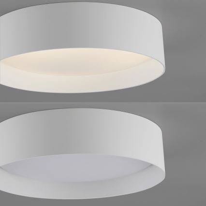 Schöner Wohnen 14593-16 - LED prigušiva plafonska svetiljka TAVOLI LED/10W/230V 2700-6500K prečnik 28,5 cm bela + daljinski upravljač