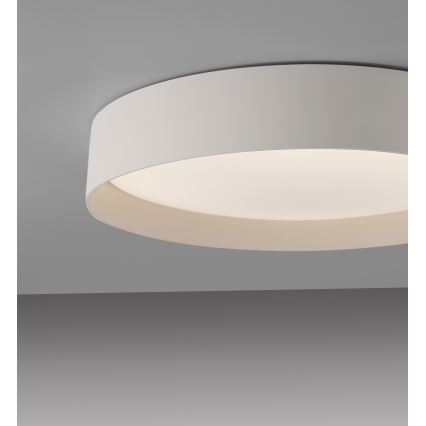Schöner Wohnen 14594-39 - LED prigušiva stropna svetiljka TAVOLI LED/20W/230V 2700-6500K prečnik 39 cm siva + daljinski upravljač