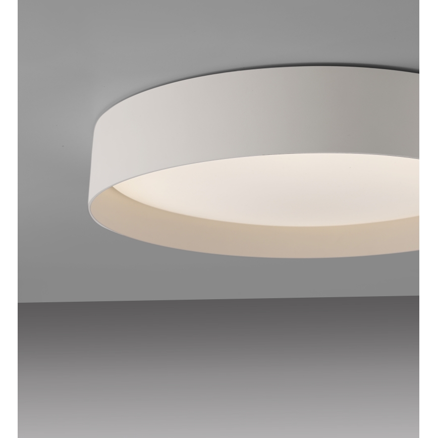 Schöner Wohnen 14594-39 - LED prigušiva stropna svetiljka TAVOLI LED/20W/230V 2700-6500K prečnik 39 cm siva + daljinski upravljač