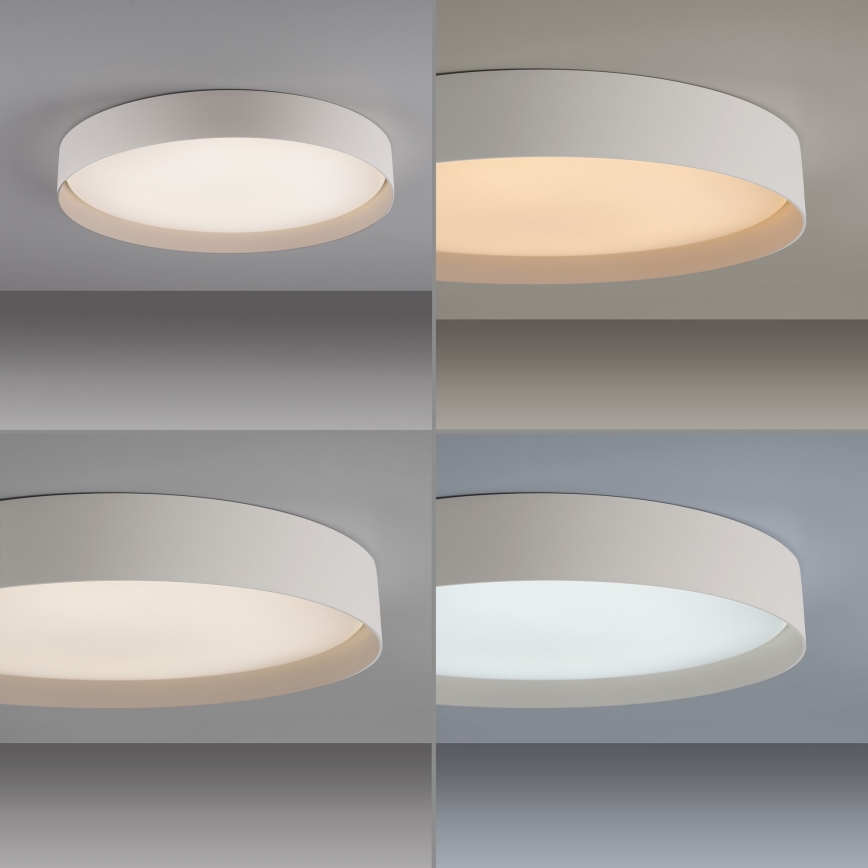 Schöner Wohnen 14595-39 - LED prigušiva plafonska lampa TAVOLI LED/34W/230V 2700-6500K prečnik 49 cm siva + daljinski upravljač