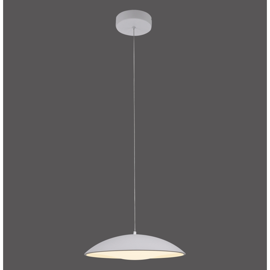 Schöner Wohnen 14606-16 - LED prigušiva luster na sajli LENTE LED/17W/230V Ø 40 cm bela
