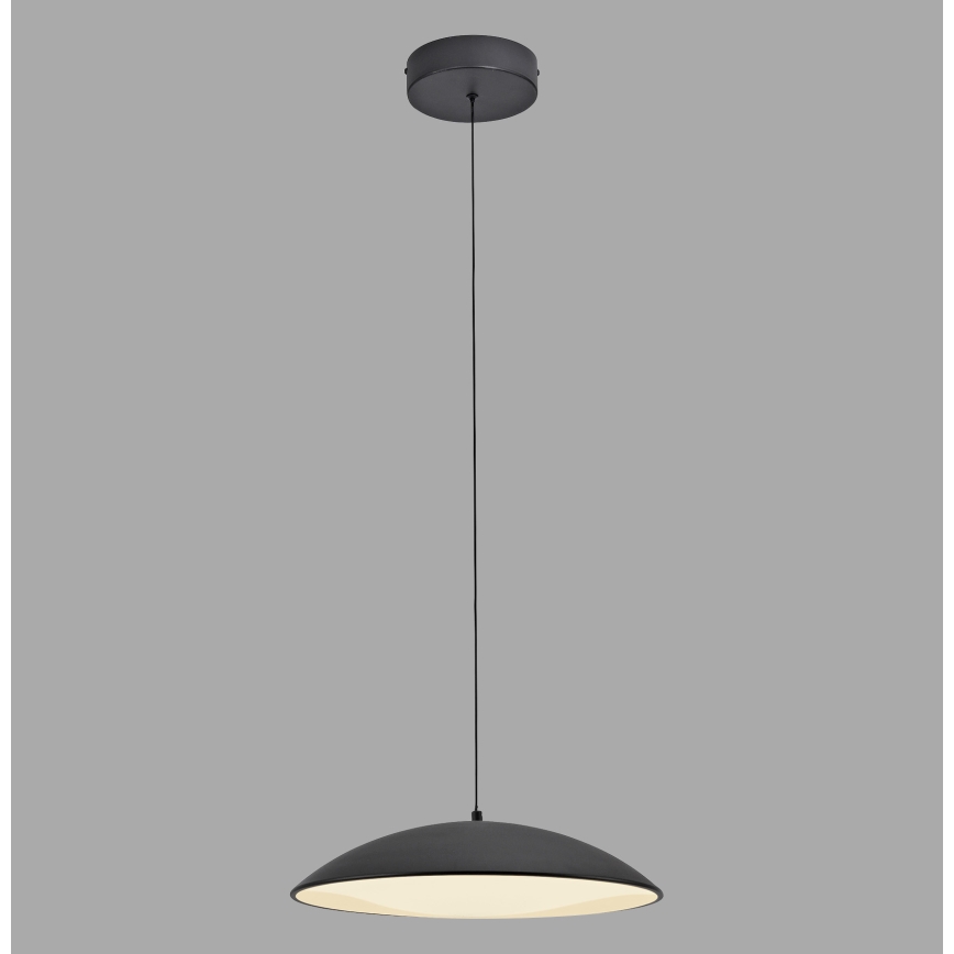 Schöner Wohnen 14606-18 - LED prigušiva viseći luster na sajli LENTE LED/17W/230V Ø 40 cm crna