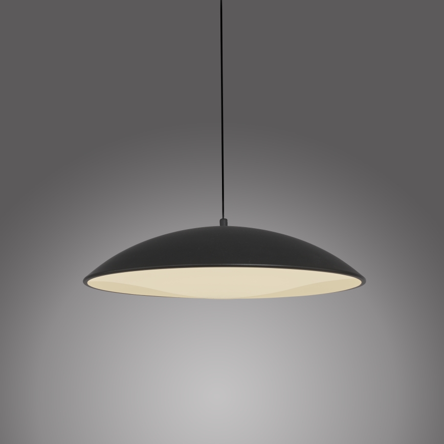 Schöner Wohnen 14606-18 - LED prigušiva viseći luster na sajli LENTE LED/17W/230V Ø 40 cm crna