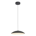 Schöner Wohnen 14606-18 - LED prigušiva viseći luster na sajli LENTE LED/17W/230V Ø 40 cm crna