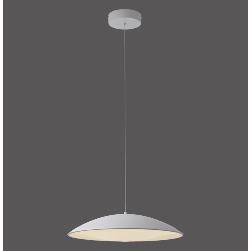 Schöner Wohnen 14607-16 - LED prigušiva viseći luster na sajli LENTE LED/23W/230V prečnik 50 cm bela