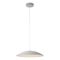 Schöner Wohnen 14607-16 - LED prigušiva viseći luster na sajli LENTE LED/23W/230V prečnik 50 cm bela