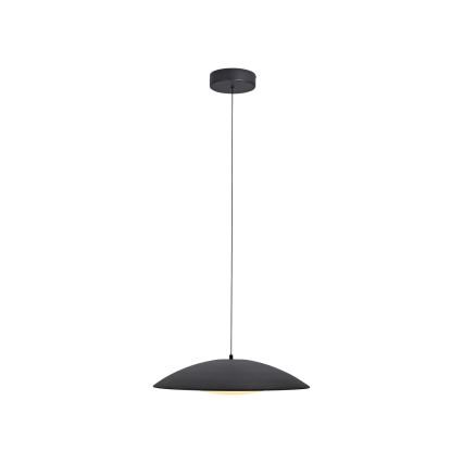 Schöner Wohnen 14607-18 - LED prigušiva luster na sajli LENTE LED/23W/230V prečnik 50 cm crna