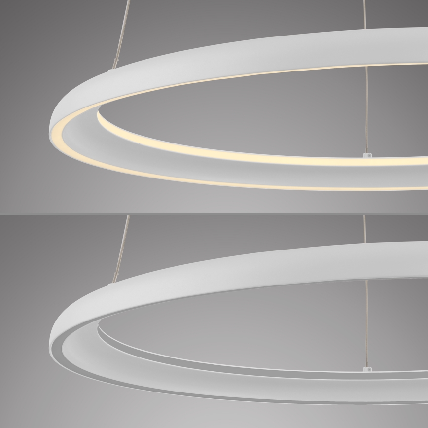 Schöner Wohnen 15570-16 - LED prigušiva luster na sajli QUILLO LED/36W/230V prečnika 60 cm bela