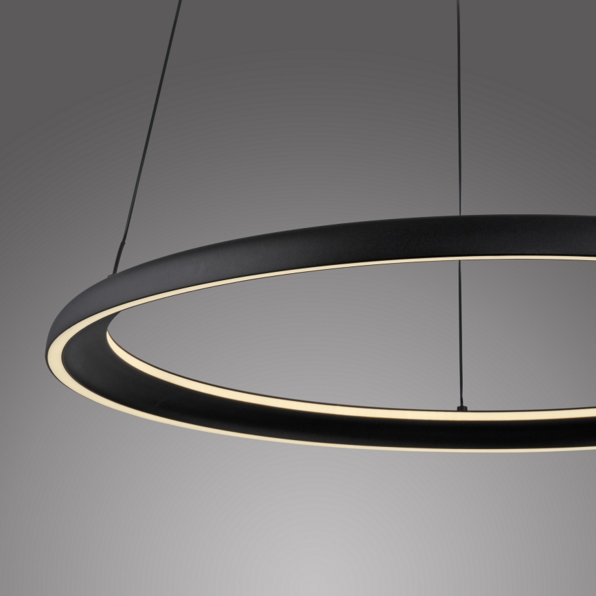 Schöner Wohnen 15570-18 - Elegantan LED luster na sajli QUILLO sa prigušiva LED/36W/230V, prečnik 60 cm, crna