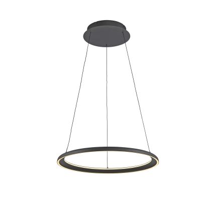 Schöner Wohnen 15570-18 - Elegantan LED luster na sajli QUILLO sa prigušiva LED/36W/230V, prečnik 60 cm, crna