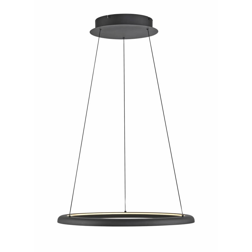 Schöner Wohnen 15570-18 - Elegantan LED luster na sajli QUILLO sa prigušiva LED/36W/230V, prečnik 60 cm, crna