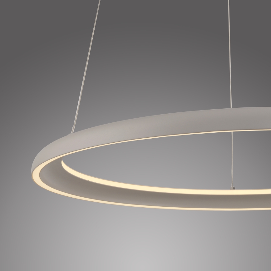 Schöner Wohnen 15570-39 - LED prigušiva viseći luster na sajli QUILLO LED/36W/230V, prečnik 60 cm, siva
