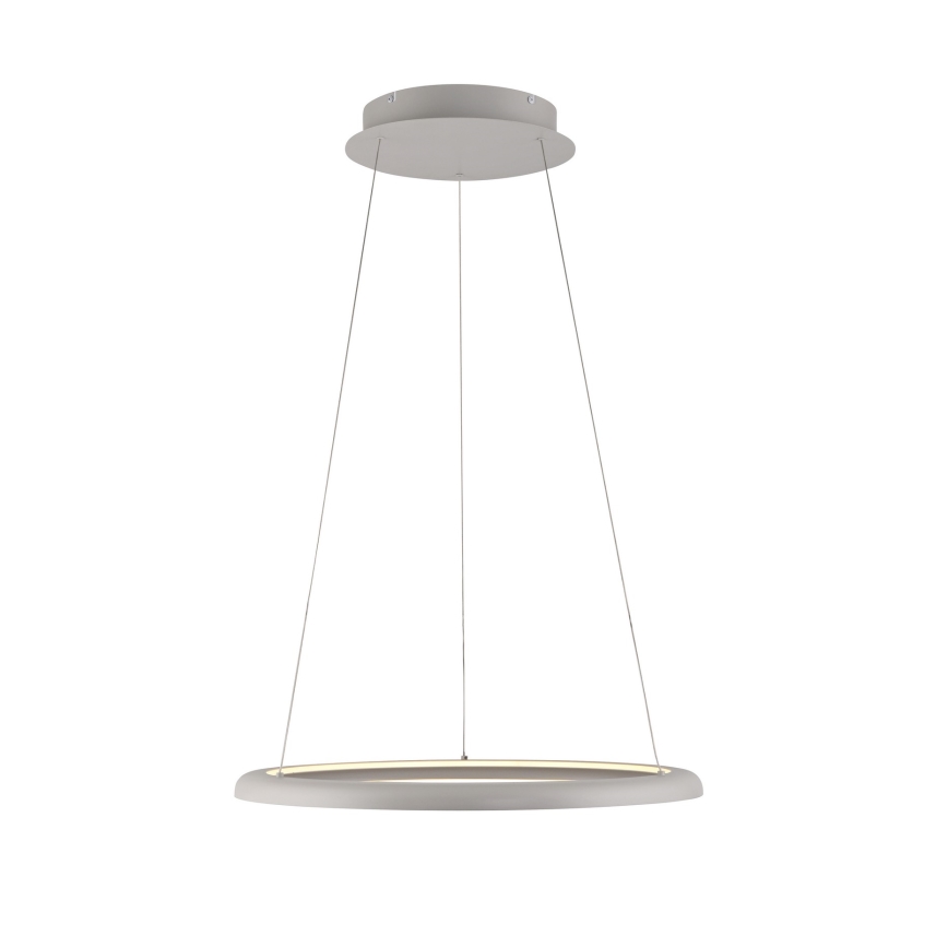 Schöner Wohnen 15570-39 - LED prigušiva viseći luster na sajli QUILLO LED/36W/230V, prečnik 60 cm, siva