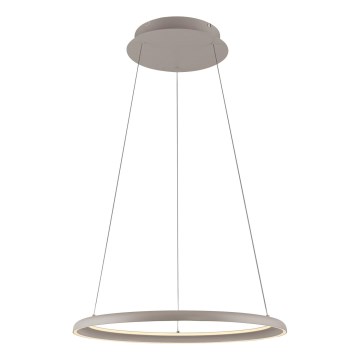 Schöner Wohnen 15570-39 - LED prigušiva viseći luster na sajli QUILLO LED/36W/230V, prečnik 60 cm, siva