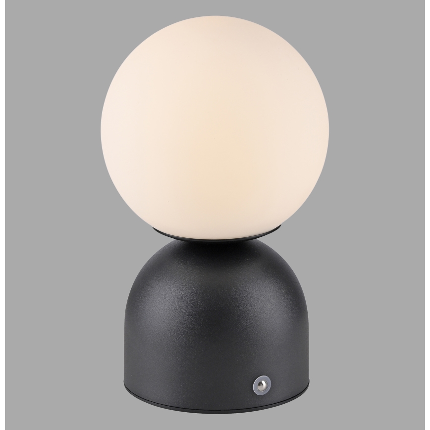 Schöner Wohnen 19218-18 - LED prigušiva dodirna punjiva stona lampa RUDI LED/1,2W/5V 3000-6000K 1200 mAh crna