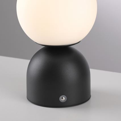 Schöner Wohnen 19218-18 - LED prigušiva dodirna punjiva stona lampa RUDI LED/1,2W/5V 3000-6000K 1200 mAh crna