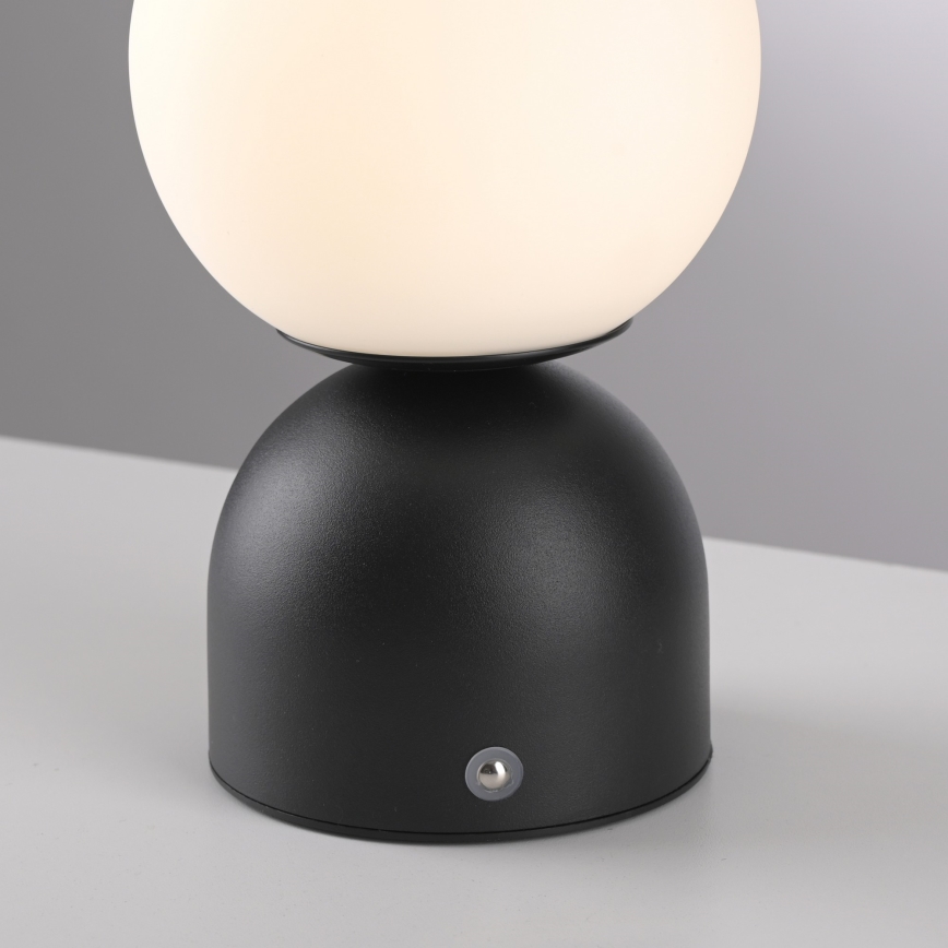 Schöner Wohnen 19218-18 - LED prigušiva dodirna punjiva stona lampa RUDI LED/1,2W/5V 3000-6000K 1200 mAh crna