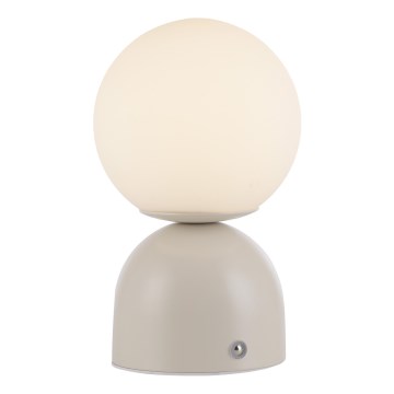 Schöner Wohnen 19218-39 - LED prigušiva dodirna punjiva stona lampa RUDI LED/1,2W/5V 3000-6000K 1200 mAh siva