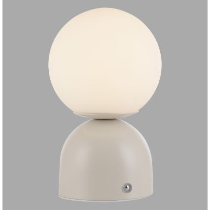 Schöner Wohnen 19218-39 - LED prigušiva dodirna punjiva stona lampa RUDI LED/1,2W/5V 3000-6000K 1200 mAh siva