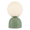 Schöner Wohnen 19218-43 - LED prigušiva dodirna punjiva stona lampa RUDI LED/1,2W/5V 3000-6000K 1200 mAh zelena