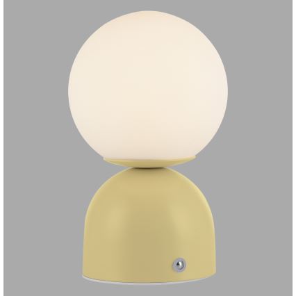 Schöner Wohnen 19218-81 - RUDI LED prigušiva dodirna punjiva stona lampa LED/1,2W/5V 3000-6000K 1200 mAh žuta