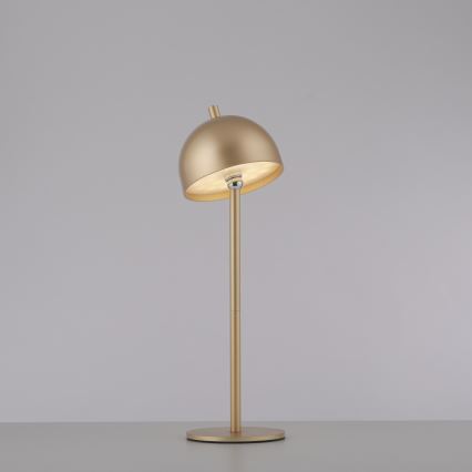 Schöner Wohnen 19244-12 - LED prigušiva dodirna punjiva spoljašnja stona lampa BELLIS LED/2,5W/5V 2600 mAh IP54 zlatna