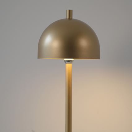 Schöner Wohnen 19244-12 - LED prigušiva dodirna punjiva spoljašnja stona lampa BELLIS LED/2,5W/5V 2600 mAh IP54 zlatna