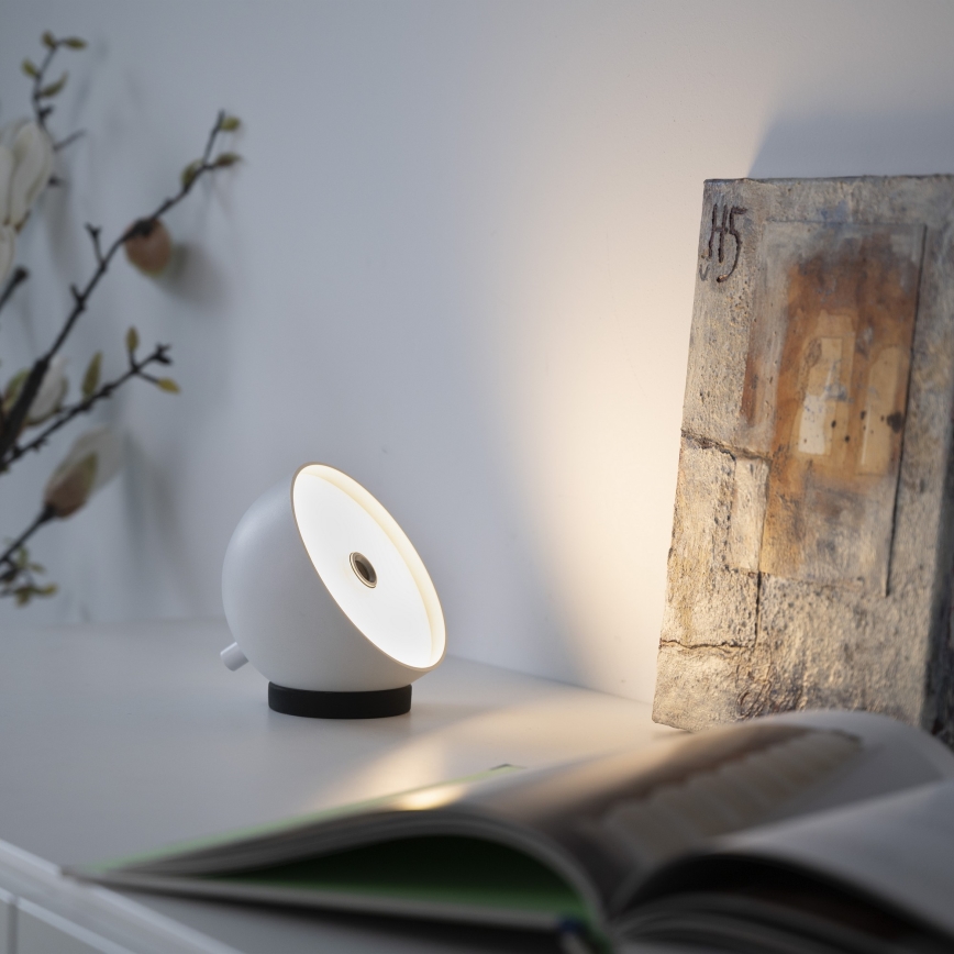 Schöner Wohnen 19244-16 - LED prigušiva dodirna punjiva spoljna stona lampa BELLIS LED/2,5W/5V 2600 mAh IP54 bela