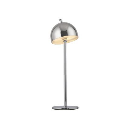 Schöner Wohnen 19244-17 - prigušiva LED dodirna punjiva spoljašnja stona lampa BELLIS LED/2,5W/5V 2600 mAh IP54 sjajni hrom