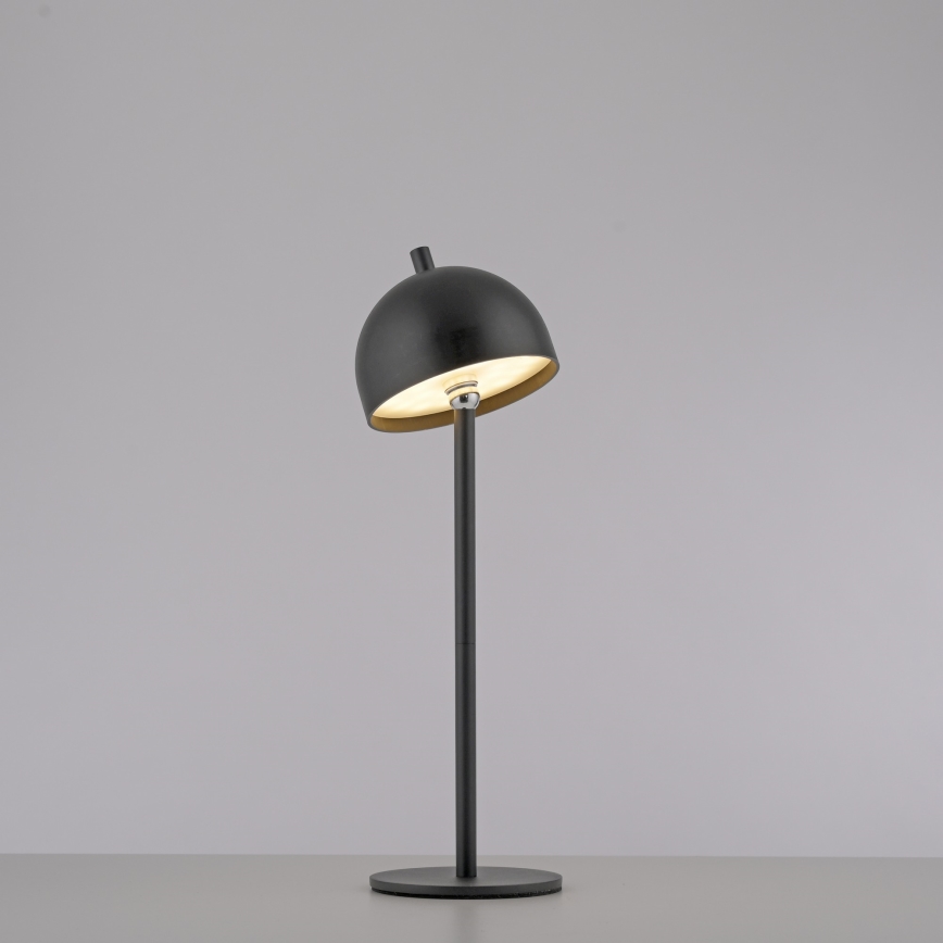 Schöner Wohnen 19244-18 - BELLIS LED prigušiva dodirna punjiva spoljašnja stona lampa LED/2,5W/5V 2600 mAh IP54 crna