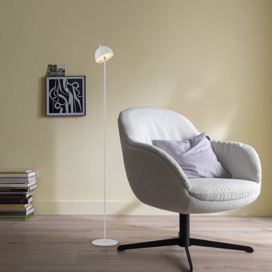 Schöner Wohnen 19245-16 - LED prigušiva dodirna punjiva podna lampa za spoljašnju upotrebu BELLIS LED/2,5W/5V 2600 mAh IP54 bela