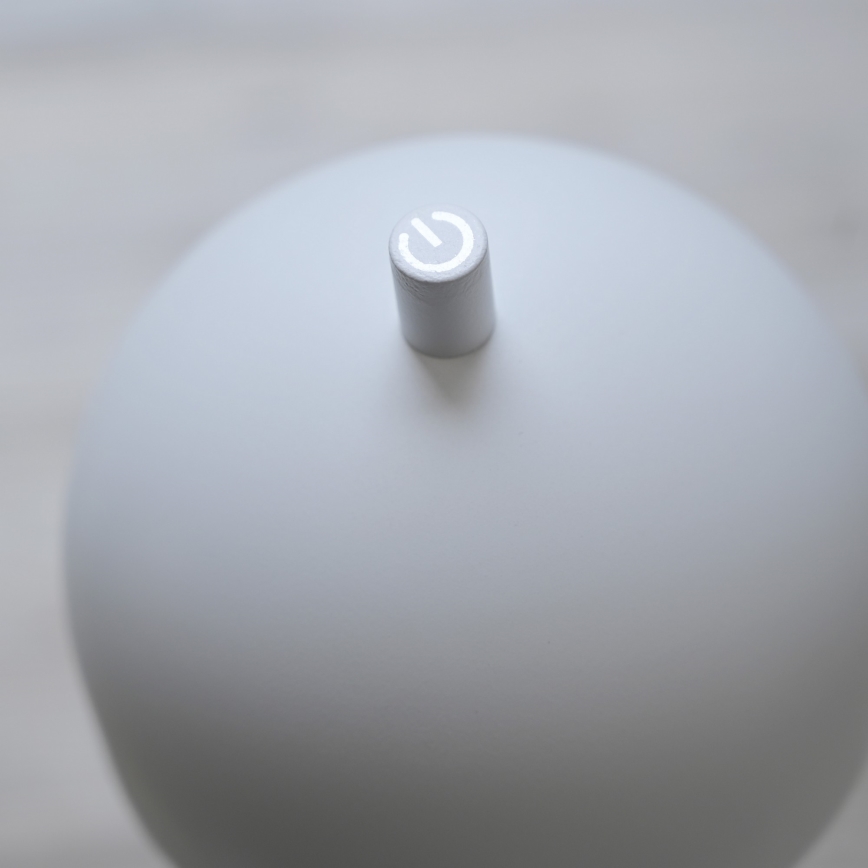 Schöner Wohnen 19245-16 - LED prigušiva dodirna punjiva podna lampa za spoljašnju upotrebu BELLIS LED/2,5W/5V 2600 mAh IP54 bela