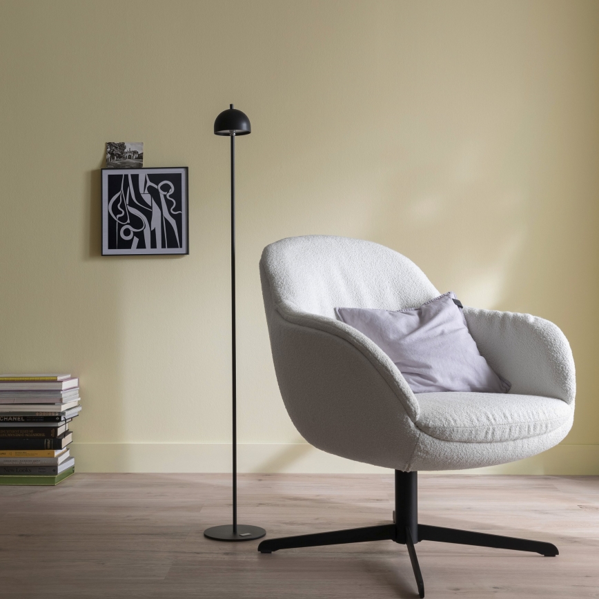 Schöner Wohnen 19245-18 - LED prigušiva dodirna punjiva spoljna stojeća lampa BELLIS LED/2,5W/5V 2600 mAh IP54 crna