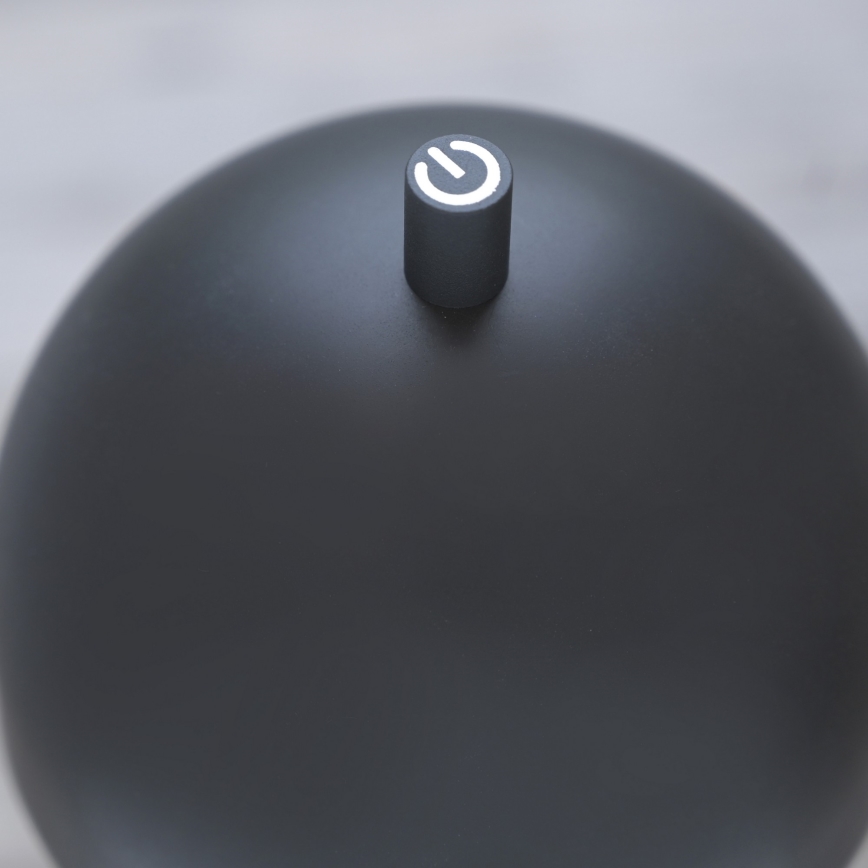 Schöner Wohnen 19245-18 - LED prigušiva dodirna punjiva spoljna stojeća lampa BELLIS LED/2,5W/5V 2600 mAh IP54 crna