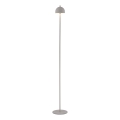 Schöner Wohnen 19245-39 - LED prigušiva dodirna punjiva spoljašnja podna lampa BELLIS LED/2,5W/5V 2600 mAh IP54 siva