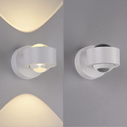 Schöner Wohnen 19331-16 - LED zidno svetilo CHIA 2xLED/2W/230V bela